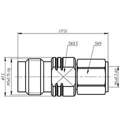 HS-1.0mmM To 1.85mmF Adapter (67G)
